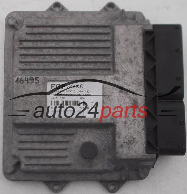 CALCULATEUR MOTEUR LANCIA Y 1.3 JTD 55194016, MJD 6JF.Y1, MJD6JFY1 