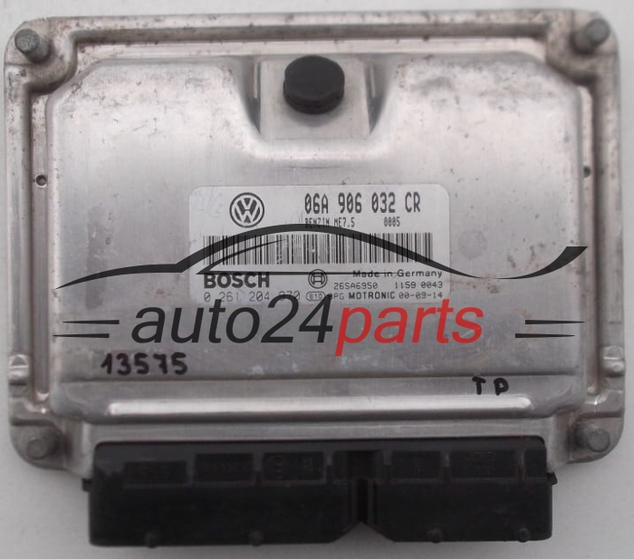 KOMPUTER STEROWNIK SILNIKA SEAT TOLEDO, LEON 1.8, BOSCH 0 261 204 970, 0261204970, 06A 906 032 CR, 06A906032CR