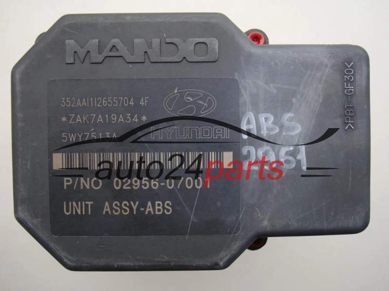 Bomba de abs HYUNDAI KIA PICANTO HMC 58910-07300, 5891007300, MANDO BH60103500, 02956-07001, 0295607001, 5WY7513A