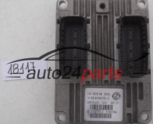 KOMPUTER STEROWNIK SILNIKA FIAT PANDA FIAT 500 FORD KA MAGNETI MARELLI IAW 5SF8.M4