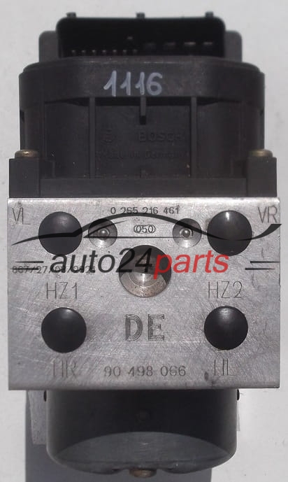 ABS CENTRALINA POMPA OPEL ASTRA G ZAFIRA BOSCH 0 265 216 461, 0265216461, 90 498 066, 90498066, 0 273 004 209, 0273004209