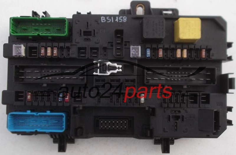 Central do sistema elétrico com caixa de relés e fusíveis, central de controle modul BSI OPEL ASTRA H 1.7 CDTI GM 13 145 017 CD