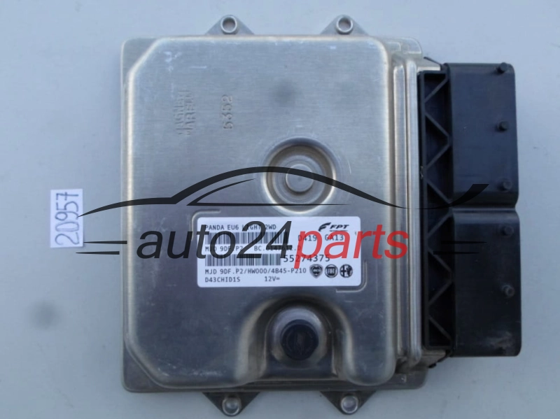 ECU ENGINE CONTROLLER FIAT PANDA MJD 9DF.P2, MJD9DFP2, 55274375