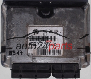 ECU ENGINE CONTROLLER VW VOLKSWAGEN POLO 1.4 6K0906034C, 6K0 906 034 C, 61600.506.04, IAW4LV.K, IAW4LVK 