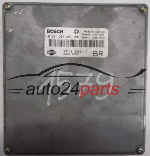 ECU ENGINE CONTROLLER NISSAN PRIMERA 2.0 BOSCH 0261203857, 0 261 203 857, 23710 3J801, 237103J801, 3J801-85800, 3J80185800 BR 