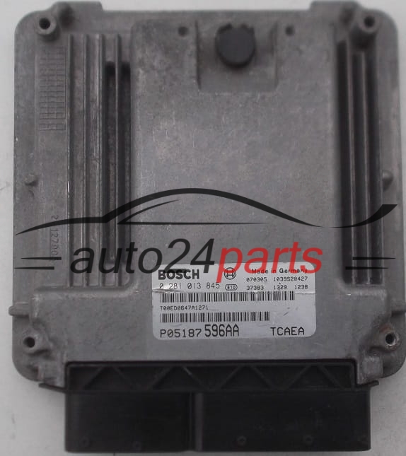 Μονάδα Ελέγχου Κινητήρα JEEP GRAND CHEROKEE 2.0 CRD BOSCH 0 281 013 845, 0281013845, P05187596AA, TCAEA