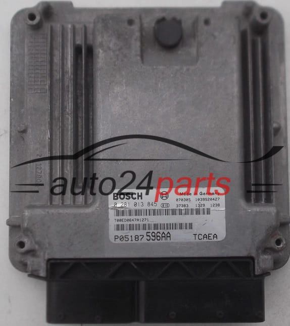 Μονάδα Ελέγχου Κινητήρα JEEP GRAND CHEROKEE 2.0 CRD BOSCH 0 281 013 845, 0281013845, P05187596AA, TCAEA