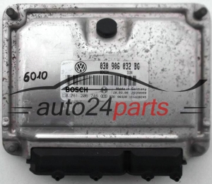 KOMPUTER STEROWNIK SILNIKA SEAT AROSA VW LUPO 1.0 030 906 032 BG, 030906032BG, BOSCH 0 261 206 746, 0261206746 - 1180