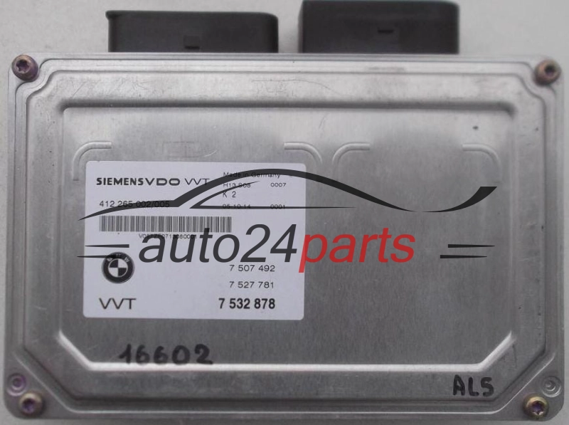 BOITE DE VITESSES AUTOMATIQUE BMW SIEMENS VDO VVT VELVETRONIC 412 265 002/005