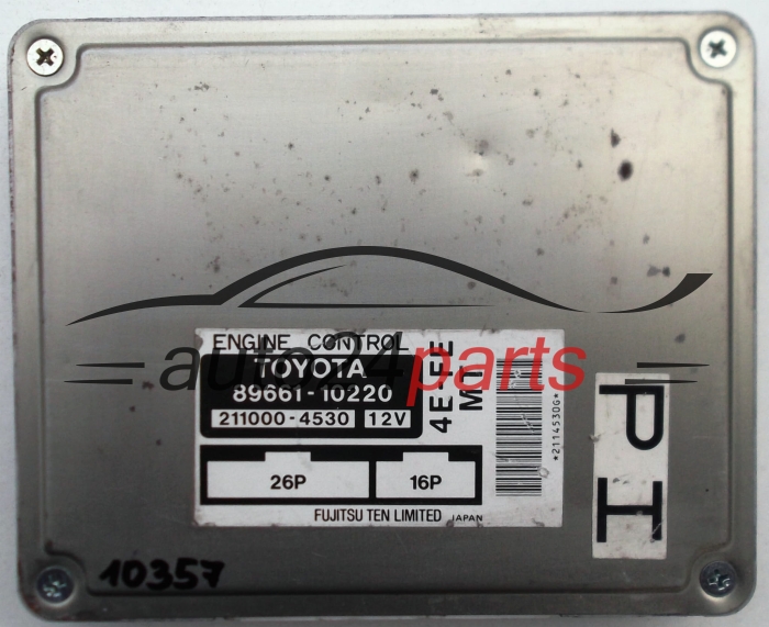 MOTORSTEUERGERÄT ECU STEUERGERAT TOYOTA STARLET 1.3 16V, 89661-10220