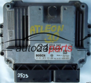 MOTORSTEUERGERÄT ECU STEUERGERÄT NISSAN ATLEON 3.0 DCI BOSCH 0281013371, 0 281 013 371, 23710CQ03 Q3, 23710-CQ03A