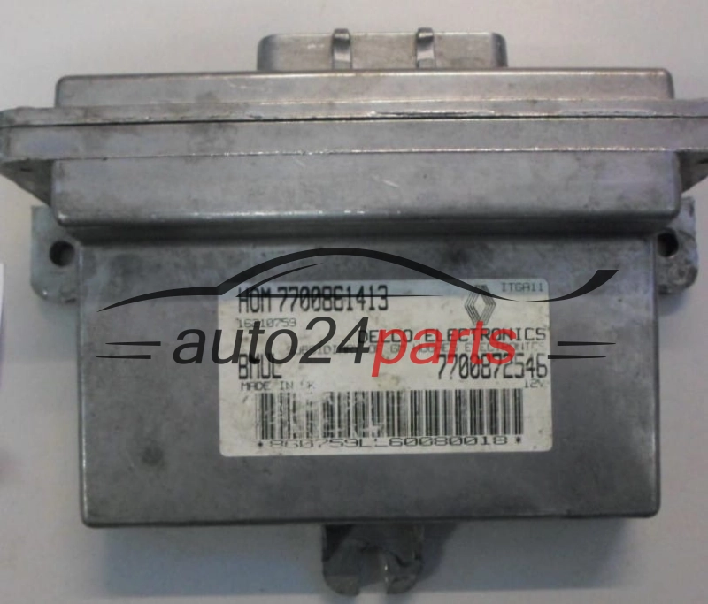 Centralina do motore RENAULT CLIO Delco 16210759, HOM 7700861413, 7700872546, BMUL