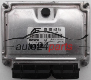 ΜΟΝΑΔΑ ΕΛΕΓΧΟΥ ΚΙΝΗΤΗΡΑ VW VOLKSWAGEN SHARAN FORD GALAXY 1.9 TDI 038906019FA, 038 906 019 FA, BOSCH 0 281 010 629, 0281010629, YM21-12A650-KB, YM2112A650KB, 1039S00471