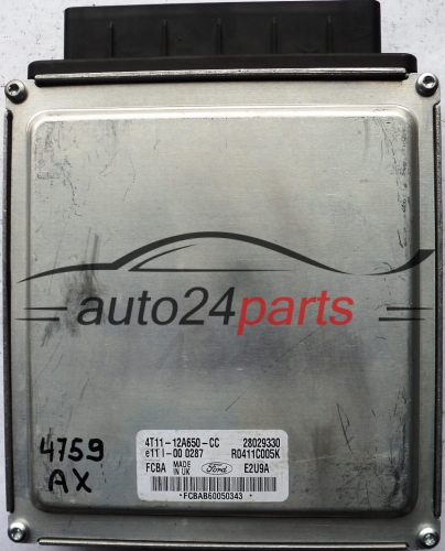 ECU ENGINE CONTROLLER FORD CONNECT 1.8 TDCI 4T1112A650CC, 4T11-12A650-CC FCBA, 28029330, R0411C005K
