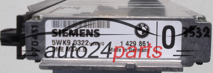BMW SIEMENS 5WK9 0322, 5WK90322, 1 429 861, 1429861, DME MS41.0