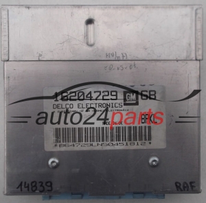 CENTRALINA MOTORE OPEL ASTRA DELCO 16204729 GB, 16204729GB, BPKL 