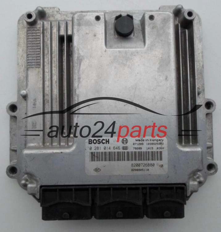 CENTRALINA MOTORE RENAULT LAGUNA 2.0 DCI BOSCH 0 281 014 646,  8200905110