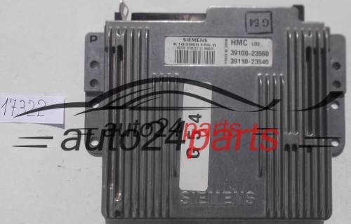 ECU CENTRALITA DE MOTOR HYUNDAI COUPE 2.0 SIEMENS K103955165 D, K103955165D, 103955165, 39100-23560 3910023560, 39110-23540 3911023540