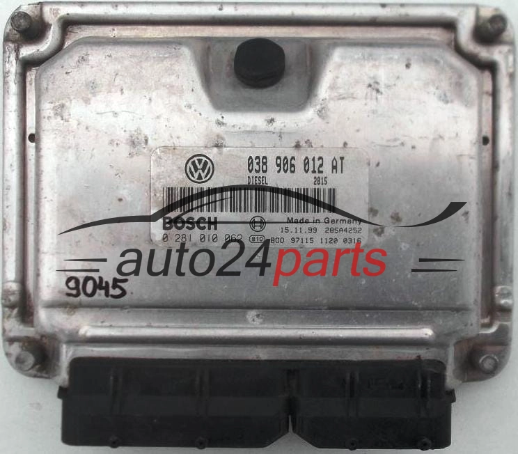 Centralita de motor Seat Leon 1.9 TDI ASV 038906012AT Bosch 0281010062 EDC15UM+ 28SA4252 2815