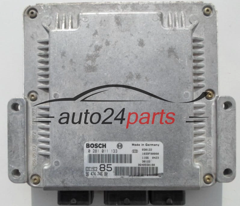 CENTRALINA DO MOTORE PEUGEOT 2.2 HDI BOSCH 0 281 011 133, 96 474 746 80