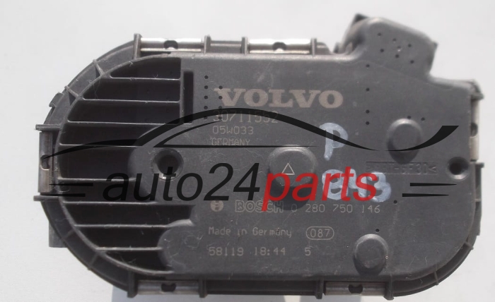 PRZEPUSTNICA POWIETRZA FORD VOLVO 2.5T BOSCH 0 280 750 146, 0280750146, 30711552