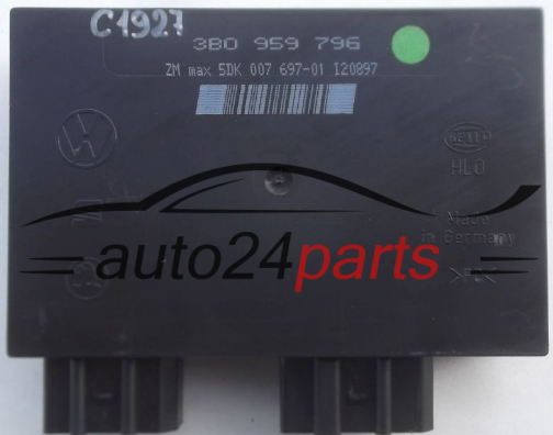 CENTRALKA MODUL STEROWNIK KOMFORTU VOLKSWAGEN SEAT SKODA HELLA 5DK 007 697-01, 5DK00769701, 3B0 959 796, 3B0959796