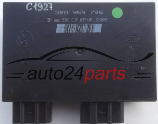 CENTRALKA MODUL STEROWNIK KOMFORTU VOLKSWAGEN SEAT SKODA HELLA 5DK 007 697-01, 5DK00769701, 3B0 959 796, 3B0959796