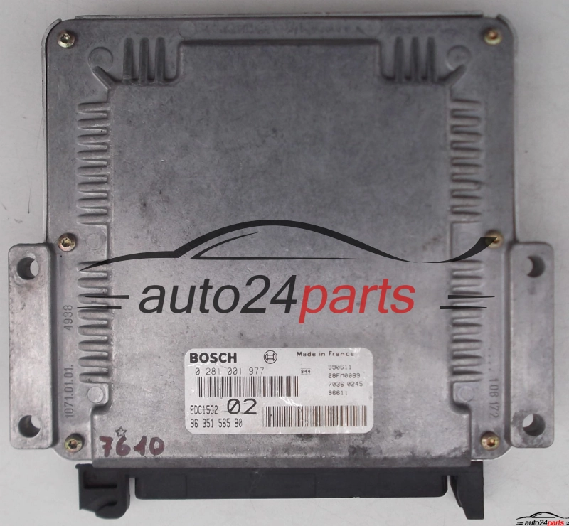 calculateur moteur pour citroen c5 et peugeot 406 2.0 hdi 