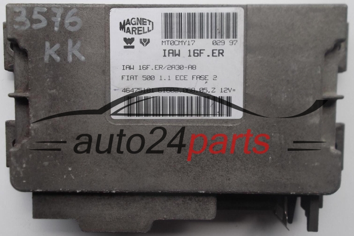 MOTORSTEUERGERÄT ECU STEUERGERÄT FIAT CINQUECENTO 500 1.1
