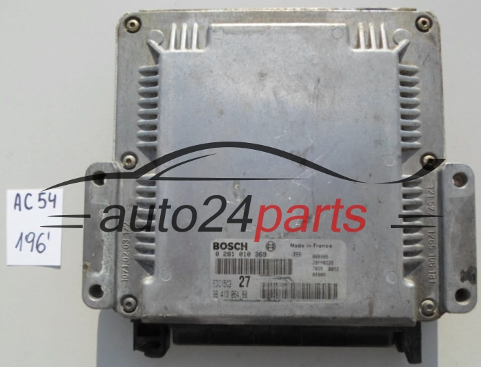 KOMPUTER STEROWNIK SILNIKA CITROEN 2.0 HDI BOSCH 0 281 010 369, 0281010369, 96 413 064 80, 9641306480 