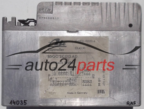Mονάδα ελέγχου αβς FORD SIERRA GRANADA SCORPIO ATE 10.0911-0020.4, 10091100204, 85GG2C013AD