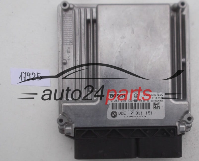 KOMPUTER STEROWNIK SILNIKA BMW 3 E90 325D 5 E60 525D BOSCH 0281015130, 0 281 015 130, DDE 7811151, 7 811 151, 1039S25861