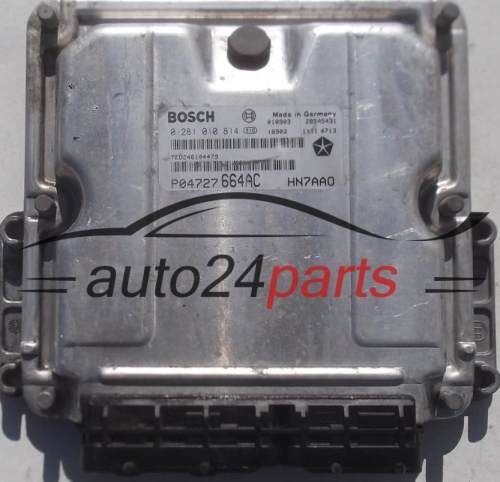 CENTRALINA DO MOTORE CHRYSLER VOYAGER 2.5 BOSCH 0 281 010 814