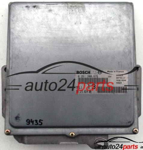 ECU CENTRALITA DE MOTOR PEUGEOT 306, CITROEN ZX 1.6, BOSCH 0 261 200 676, 0261200676, 96 171 614 80, 9617161480 
