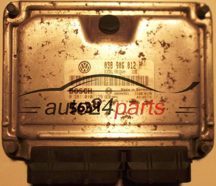 KOMPUTER STEROWNIK SILNIKA SKODA OCTAVIA 1.9 TDI ALH 038906012H, BOSCH 0281010129,  28SA4931