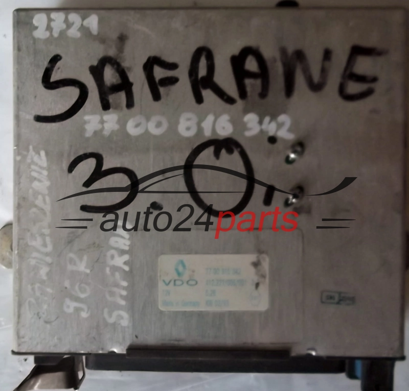 KOMPUTER STEROWNIK SILNIKA RENAULT SAFRANE VDO  412221006001, 7700816342