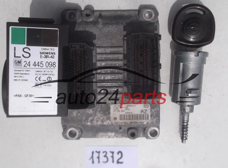 CENTRALINA MOTORE OPEL AGILA 1.0 Z10XE BOSCH 0 261 207 422, 0261207422 GM 24 456 864 AZ