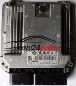 ECU CENTRALITA DE MOTOR VW VOLKSWAGEN T5 2.0 TDI 03L906022CD, 03L 906 022 CD, 03L907309K, 03L 907 309 K, BOSCH 0281016375, 0 281 016 375, DIESEL EDC17CP20 CAAB 5561 1039S37298