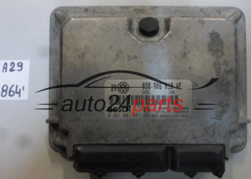VW VOLKSWAGEN GOLF BORA 1.9 TDI 038906018AE, 038 906 018 AE, BOSCH 0281001851, 0 281 001 851 DIESEL 2140 28SA3814