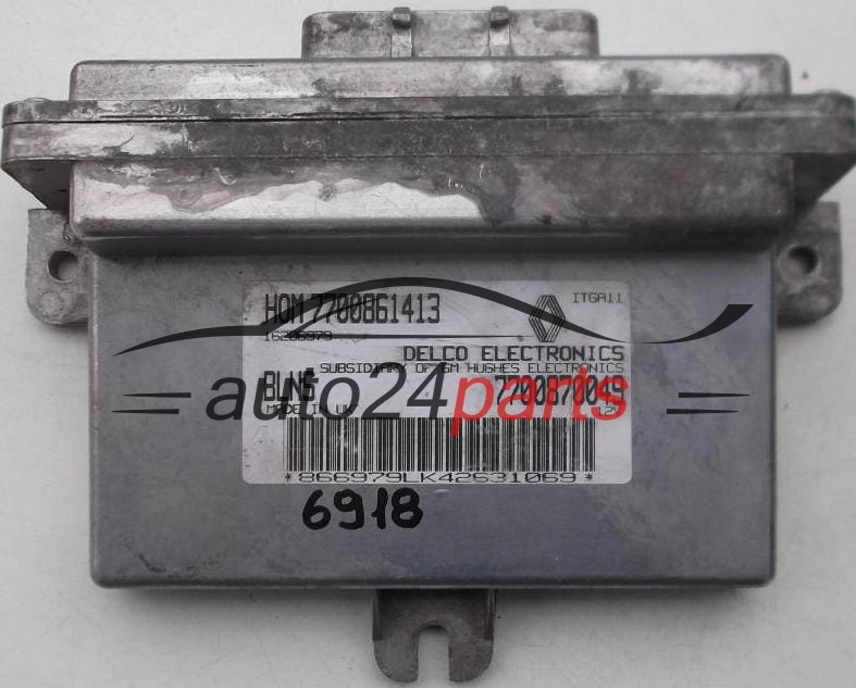 KOMPUTER STEROWNIK SILNIKA RENAULT CLIO 1.4 HOM 7700861413, HOM7700861413, 7700870049, BLNS, 16206979