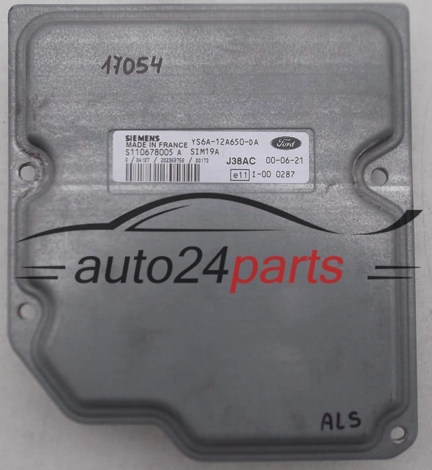 CENTRALINA DO MOTORE FORD FIESTA FUSION 2.0 SIEMENS S110678005 A