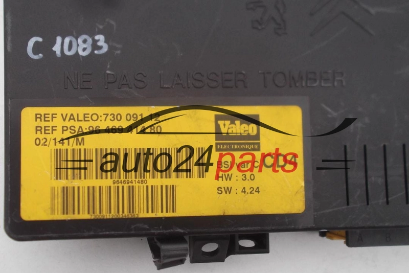 CENTRALKA MODUL BSI PEUGEOT 406 VALEO 730 091 12