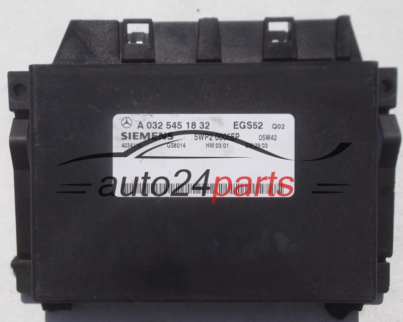 ECU AUTOMATIC GEARBOX MERCEDES SPRINTER 2.7 CDI SIEMENS 5WP2 0005EP, 5WP20005EP, A 032 545 18 32, A0325451832 