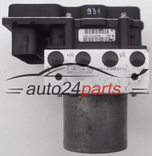 BOMBA HIDRAULICA Y CENTRALITA ABS BMW E60 BOSCH 0 265 236 020, 3451 6768550-01