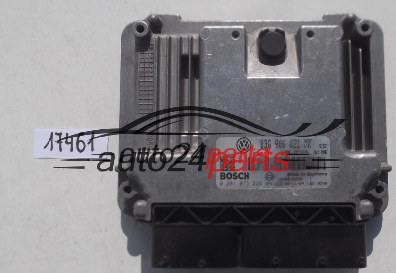 Μονάδα Ελέγχου Κινητήρα VOLKSWAGEN GOLF 2.0 TDI BOSCH 0 281 013 228, 0281013228, 03G 906 021 KK, 03G906021KK, EDC16U34