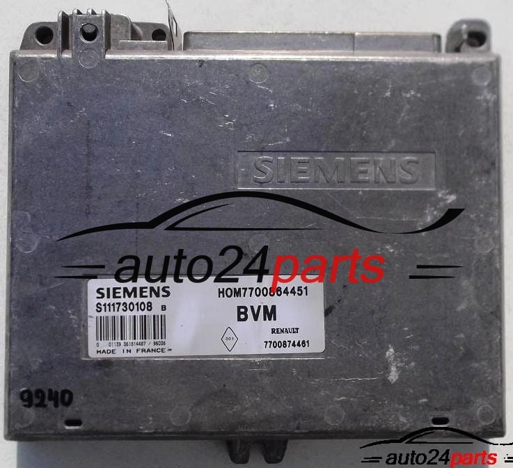 ΜΟΝΑΔΑ ΕΛΕΓΧΟΥ ΚΙΝΗΤΗΡΑ RENAULT MEGANE 1.4, SIEMENS S111730108B, HOM7700864451, 7700874461 BVM