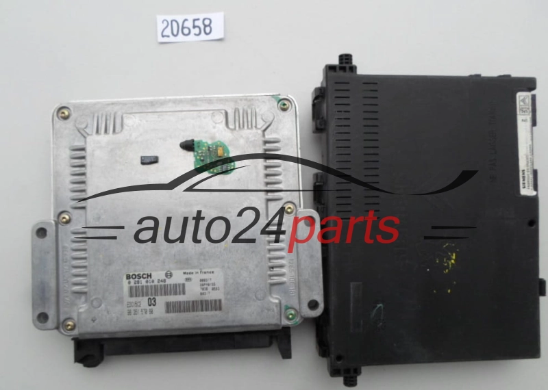 PEUGEOT 406 2.0 HDI BOSCH 0 281 010 248, 0281010248, 96 351 570 80, 9635157080, EDC15C2 