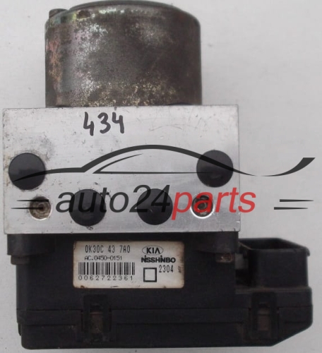 ABS KIA RIO 0K30C 43 7A0, 0K30C437A0, AC.0450-0151, AC04500151 -  434