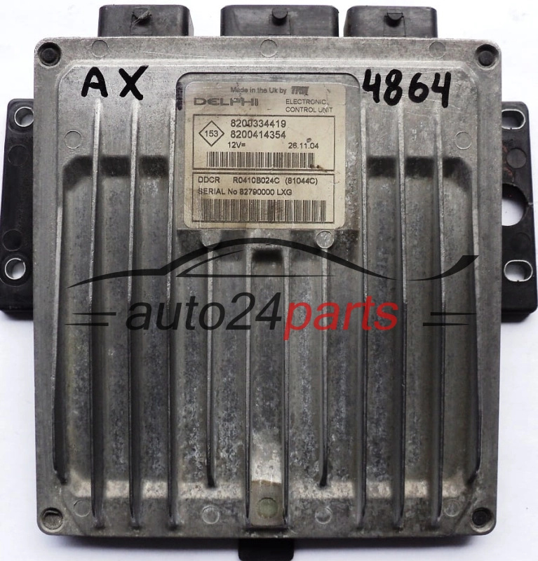 CENTRALINA DO MOTORE RENAULT MEGANE SCENIC 1.5 DCI DELPHI R0410B024C, 8200334419, 8200414354