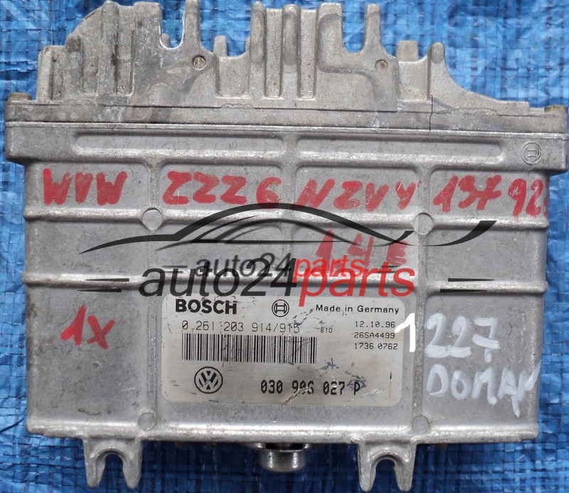 KOMPUTER STEROWNIK SILNIKA VW VOLKSWAGEN POLO 030 906 027 P